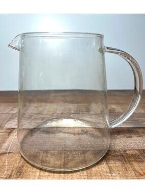 Tea Forté Clear Glass Teapot With Spout & Handle 15 oz
